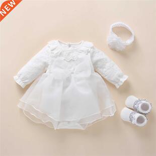 Baby Christening Dress White Newborn Snow White Baby Dress