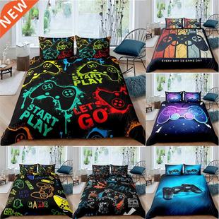 Bedding Cover Queen Boys Gamer Kids Pcs Duvet King Set