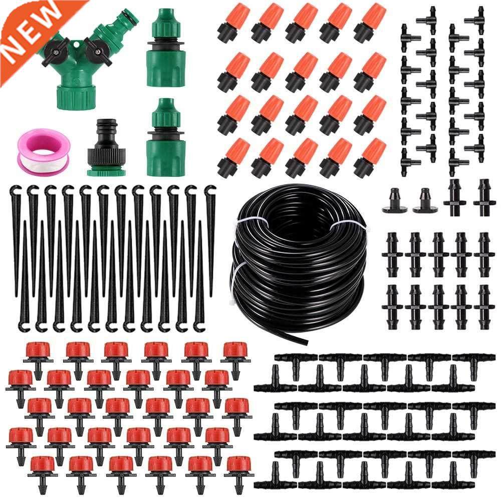 30m diy drip irrigation kit with timer garden dripping tools