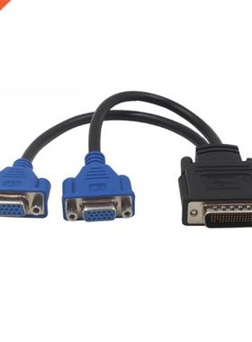 DMS-59 Pin to 2 VGA Splitter Adapter Cable Reduce the Loss o