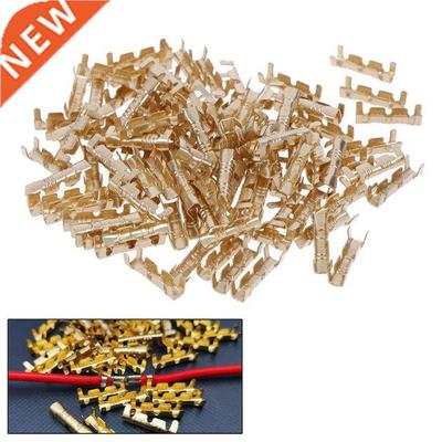 100Pcs Brass Copper 0.5-1.5mm Square Millimeter Crimp Electr