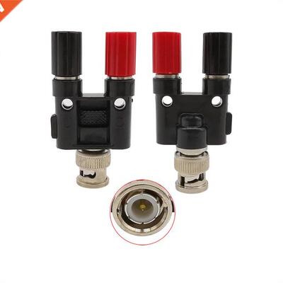1/2Pcs BNC Male to 4mm Banana Female Jack Binding Post RF Co