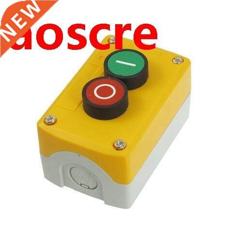 NC Red NO Green Flat Push utton Momentary 2 Switch Control