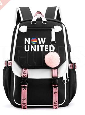 Now United School Bags for Teenage Girls Bag Pack Pink Bookb