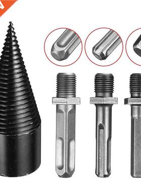 32/42mm HSS Firewood Splitter Drill Bit Round/Hex/Triangle S