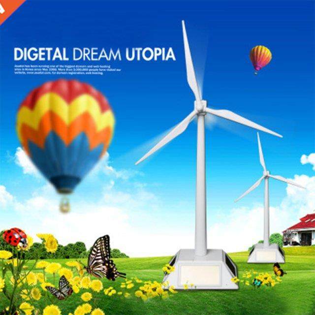 2 in 1 Solar Wind Generator Model and Exhibition Stand Windm