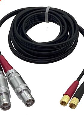 Dual FFA 1S 1 C9 to Microdot M5 L5 10-2UNF Connection Twin