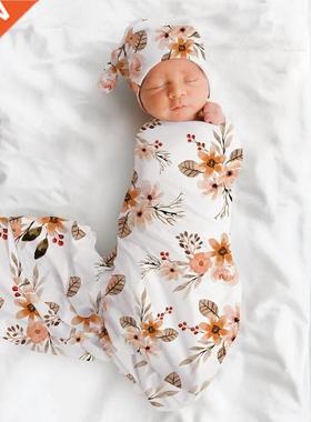 Baby Born Bedding Blankets Flower Print Baby Blanket New Bor