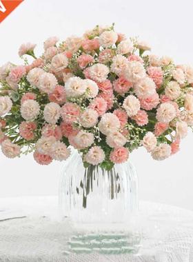 20 flower heads 1 bunch European-style small lilac carnation