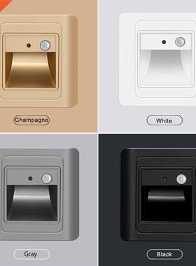 2W Night Light Intelligent Lamp PIR Motion Detector Sensor L