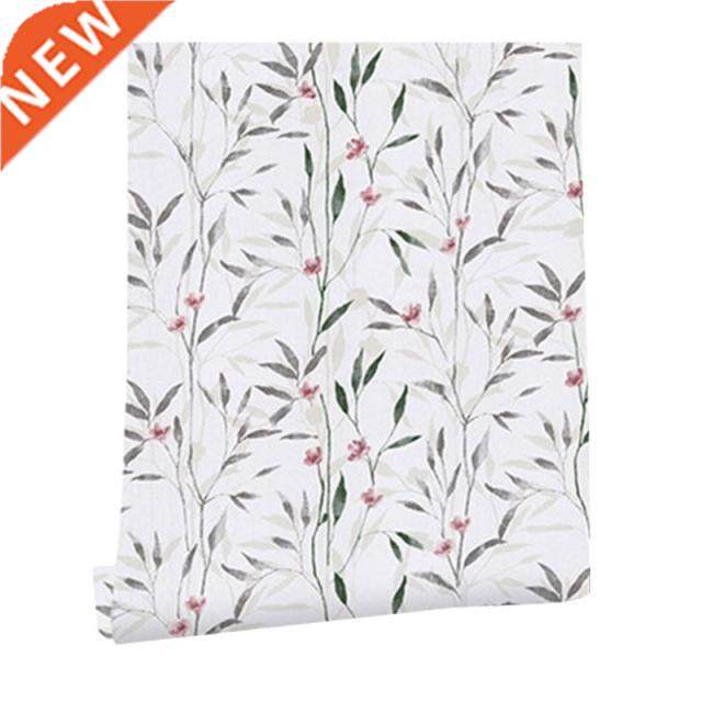 Peel And Stick Floral Leaf Vinyl Self Adhesive Wallpaper For