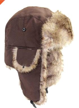 Mens Women Unisex Warm Trapper Aviator Trooper Earflap Winte