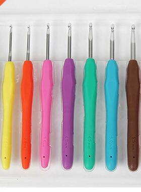 1Pcs 2.0-10.0mm Rubber Handle Crochet Hooks Needles Knt Wea