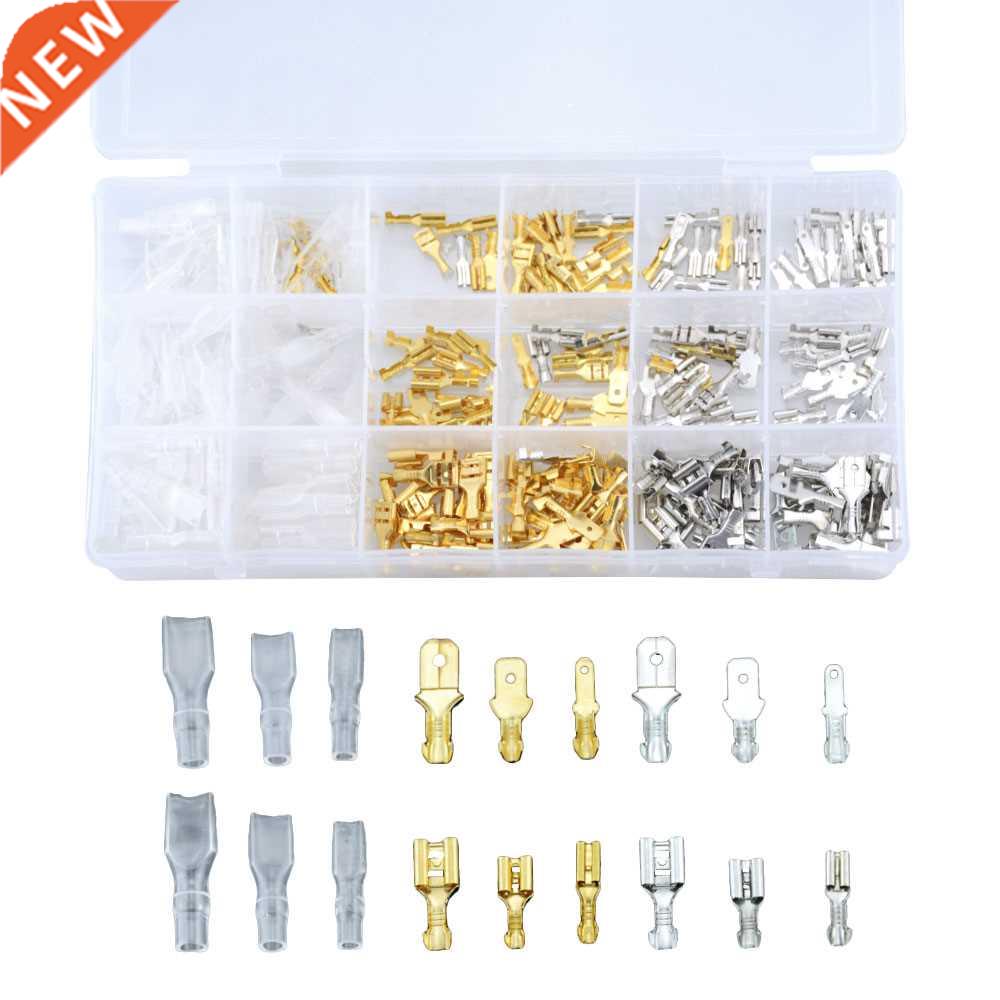 60PCS/BOX 2.8mm 4.8mm 6.mm Female Male Spade Crimp Termina