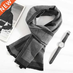 2020 new Fashion quality Scarves man Autumn winter Thick War