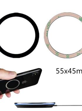 50-100pcs 55x45mm Black annulus Metal Plate disk iron For Ma