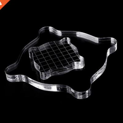 Hot Sell Acrylc Clear Stampng Block Grd and Grp Scrapboo