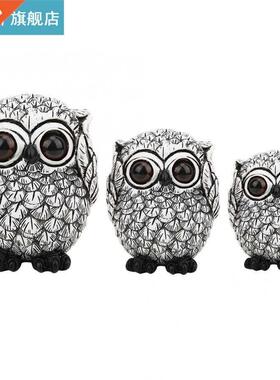 Ornament Synthetic Exquisite Owl Shape Resin Craft Gift Home