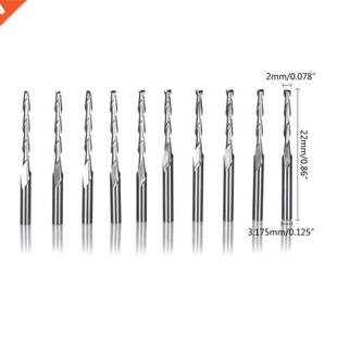 Ball Spiral Router Engraving Pcs Nose Flutes G6DA Bit