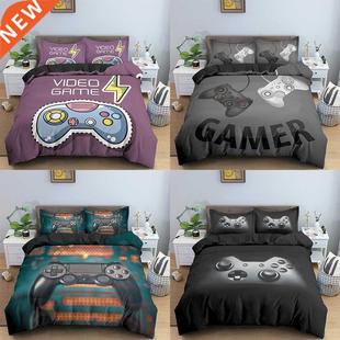 Teens Video Games Comforter Duvet Cover Set King Size Gamepa