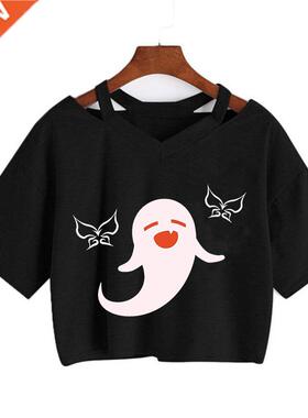 Kawaii Genshin Impact T Shirt Women Game Graphic Tees Kawaii