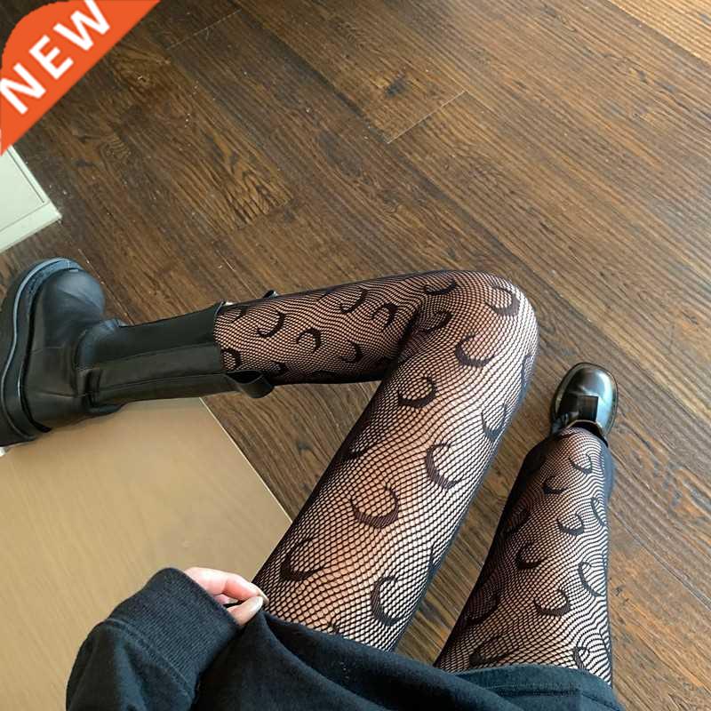 Japanese Style Women	s Tights Summer Nylon Print Stoc