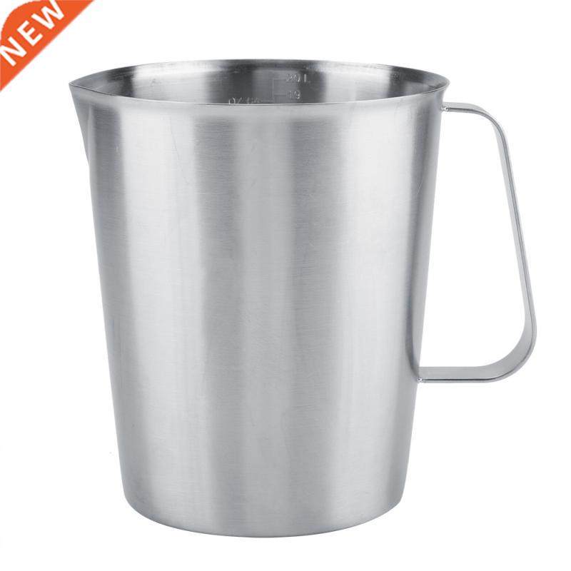 2000ml Large 304 Measuring Cup Mug Milk Frothing Pitcher Jug