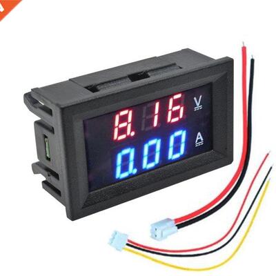 DC 0-100V 50A Digital Voltmeter Ammeter LED Amp Dual Digital