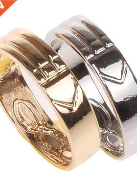Unisex Stainless Steel Atlantis Rings Silver/gold Colors For