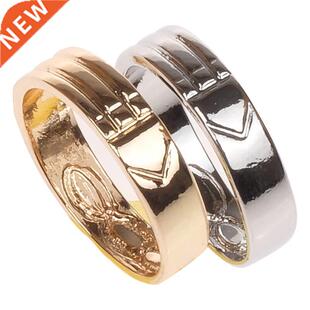 Unisex Stainless Steel Atlantis Rings Silver/gold Colors For