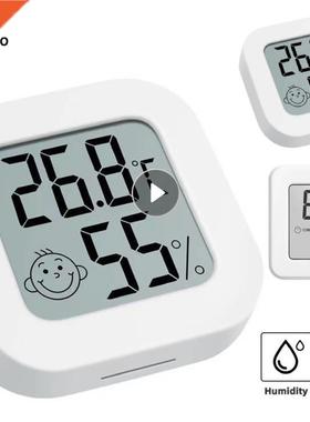 2 In1 Digital Thermometer Hygrometer Mini LCD Indoor Electro