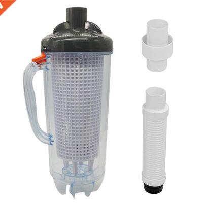 Large Capacty Pool Leaf Canster wth Mesh Basket for Leave
