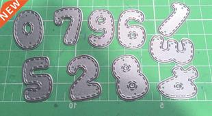 Metal Numbers Scrapbooking Dies Cutting Die Cut