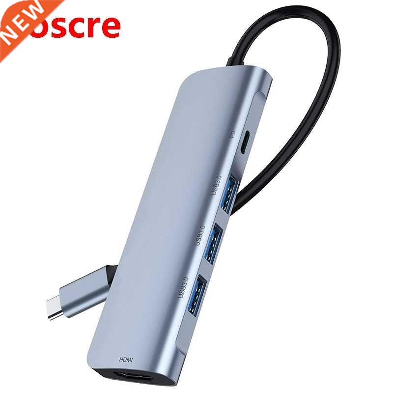 USB C Hub 5 in 1 Type C .1 to 4K HDMI  USB .0 Ports PD Ch