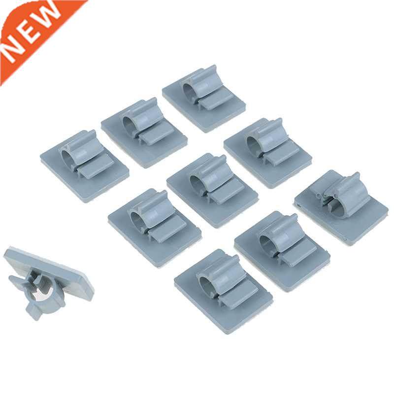 10pcs Adhesive Car Cable Clips Cable Winder Drop Wire Tie Fi