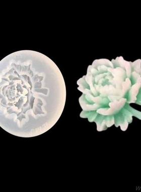 4Pcs Flower Epoxy Resin Mold Kits Camellia Sunflower Rose Pe