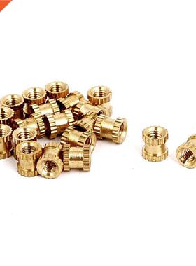 Mx5mmx5mm Female Threaded Brass Knurled Insert Embedded Nut