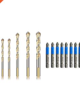 7 Pcs Drill Bit Set with orage Case & 10 Pcs Magnetic He