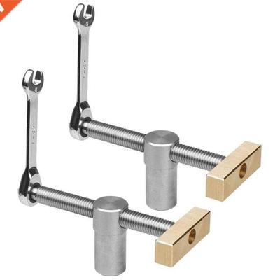 2Sets Woodworking Adjustable Desktop Clip, Fixed Clip Clamp
