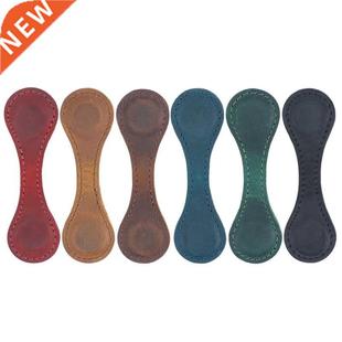 Dual side Book Leather Clip Bookmark Page Vintage Magnetic