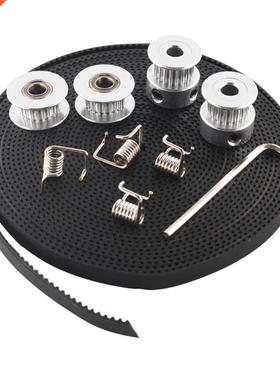 2X GT2 Pulley 20 Teeth Bore 5mm + GT2 6mm Timing Belt &