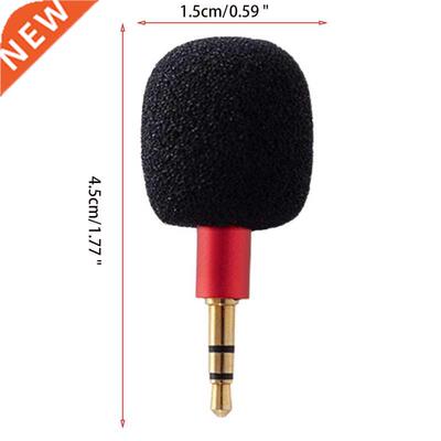 Omnidirectional Microphone 3.5mm Jack Portable Small Mic Con