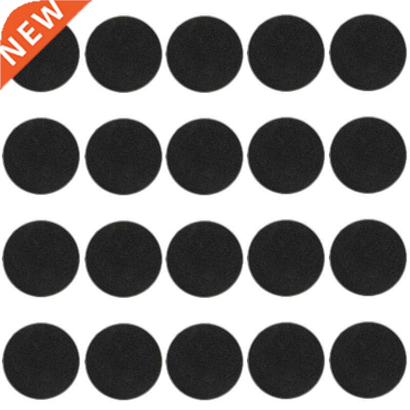 20 x 60mm bases For games plastic black bases