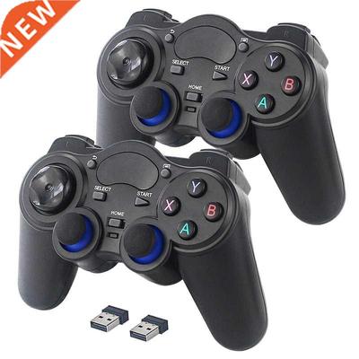 2.4G Wireless Game Controller Joystick Gamepad with USB Rece