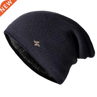 Winter Hat Beanies Quality Bagg Warm Cotton Fur High Add
