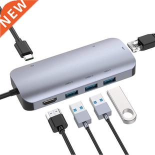 with port Hub compatible Adapter HDMI LAN USB Dock 3.0