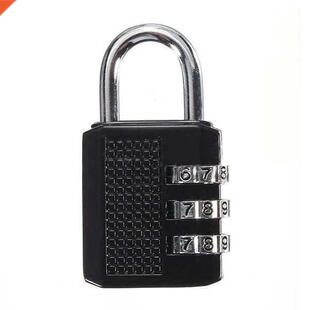 3 Dial Digit Combination Padlock Laptop Bag Toolbox Suitcase