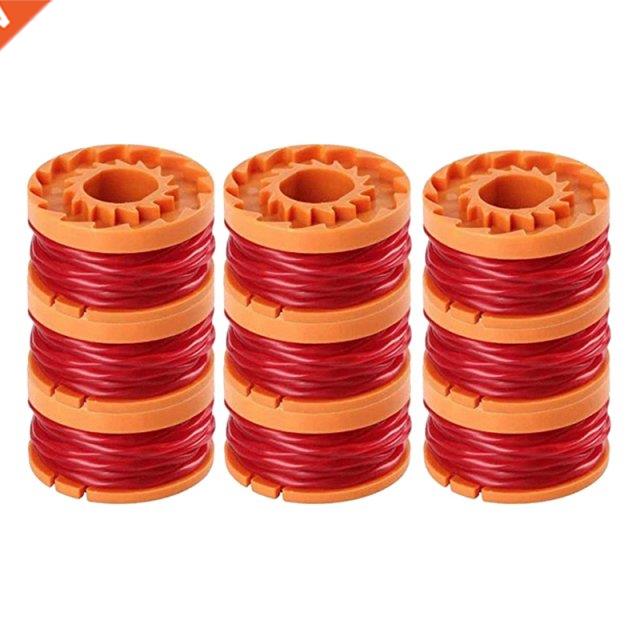 9Pack WA0010 Replacement Trmmer Spool Lne For Worx WG150 W