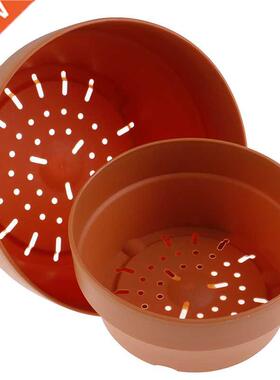 Artificial Mini Round Plastic Plant Flower Pot Home Office D