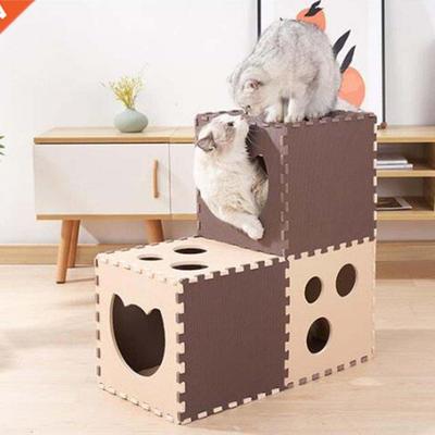 EVA Cat Tunnels Tube Toy House Bed Pet Play Collapsible Maze